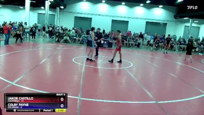 114 lbs Round 2 (8 Team) - Jakob Castillo, California vs Colby Payne, Colorado