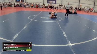 88 lbs Rd# 2 10:30am Friday - Parker Workman, Team Ohio vs Bennett Myles, NCWAY National Team