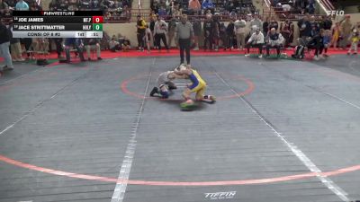 55_B lbs Consi Of 8 #2 - Joe James, Mt.Pleasant vs Jace Strittmatter, Holy Name