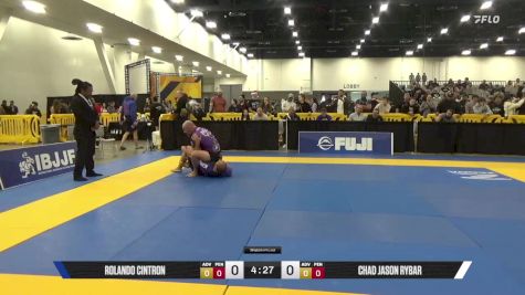 Chad Jason Rybar vs Rolando Cintron 2025 World IBJJF Jiu-Jitsu No-Gi Championship
