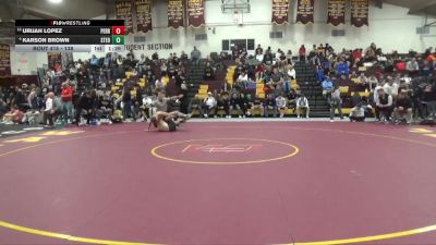 138 lbs Champ. Round 3 - Urijah Lopez, Perrysburg vs Karson Brown, St Edward