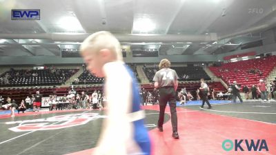 49 lbs Final - Knoxson Leslie, Choctaw Ironman Youth Wrestling vs Kade Whitenack, Pryor Tigers