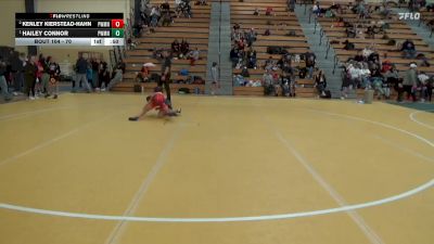 70 lbs Round 5 - Hailey Connor, Outlaw Wrestling Club vs Kenley Kierstead-Hahn, Paynesville Wrestling (MN)
