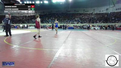 143 lbs Round Of 64 - George Moen, Tuttle vs Cooper Hansen, Stillwater Wrestling