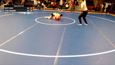 133 lbs Cons. Round 6 - Matt Long, Pratt Community College vs Case Jurgens, Southeast Community College
