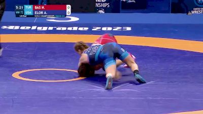72 kg 1/8 Final - Nesrin Bas, Turkey vs Amit Elor, United States