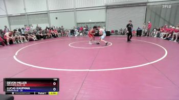 126 lbs Semis & 3rd Wb (16 Team) - Devon Miller, Oklahoma Blue vs Lucas Kaufman, Kansas Blue