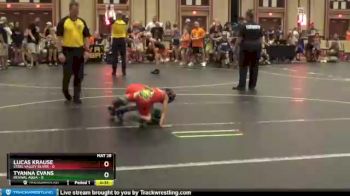 46 lbs Round 3 (6 Team) - Tyanna Evans, Revival Aqua vs Lucas Krause, Steel Valley Silver