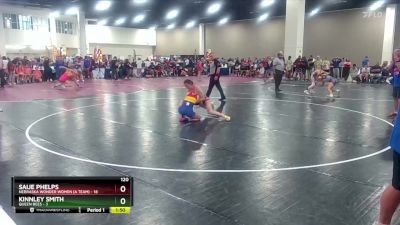 120 lbs Round 2 (8 Team) - Saije Phelps, Nebraska Wonder Women (A Team) vs Kinnley Smith, Queen Bees