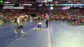 2A-157 lbs Cons. Round 3 - Braden Downs, Humboldt vs Chayton Snethen, Harlan Community