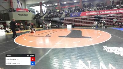 109 lbs Consolation - Alexsys Jacquez, St. Mary (Kan.) vs Paige Morales, Providence (Mont.)