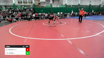 145 lbs Round Of 32 - Colton Havens, Canisteo-greenwood vs Colin Diffee, Hudson Falls
