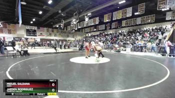 285 lbs Champ. Round 1 - Jaeden Rodriguez, Temecula Valley vs Miguel Saldana, Indio