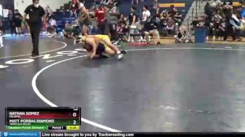 195 lbs Cons. Round 4 - Nathan Gomez, Millikan vs Matt Porras Diamond, Temecula Valley