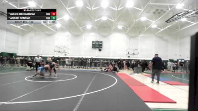 157 lbs Quarterfinal - Jacob Hernandez, Ramona (Riverside) vs Andre Sedeno, Camarillo