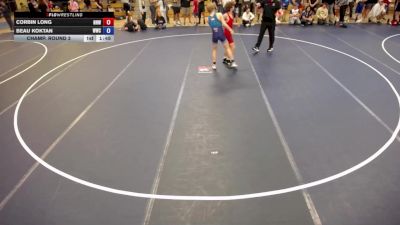 140 lbs Champ. Round 3 - Corbin Long, No Nonsense Wrestling vs Beau Koktan, Waconia Wrestling Club