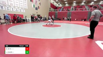 106 lbs Quarterfinal - Jarrett Smith, Lowell vs Dealon Britt, Bishop McCort