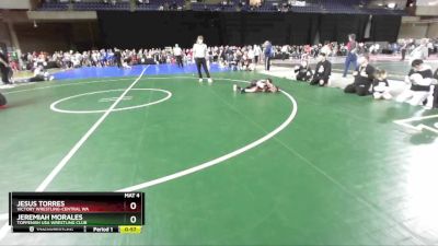 49 lbs Cons. Round 4 - Jeremiah Morales, Toppenish USA Wrestling Club vs Jesus Torres, Victory Wrestling-Central WA