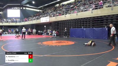 50 lbs Quarterfinal - Apollo Hawkins, Conklin vs Lucas Cunliffe, Manahawkin