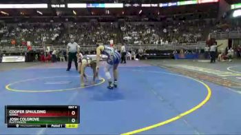 Cons. Semi - Josh Colgrove, Plattsmouth vs Cooper Spaulding, Norris