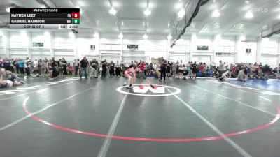 126 lbs Consi Of 4 - Hayden Leet, PA vs Gabriel Hammon, WV