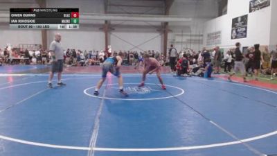 150 lbs Round Of 32 - Owen Burns, Black Sheep WC vs Ian Rikoskie, Mat Assassins