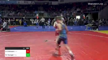 72 lbs Quarterfinal - Hunter Erdmann, X-factor vs Nolan Younger, Paola Wrestling Club