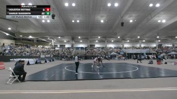 A 215 lbs 1st Place Match - Houston Retting, Eagleville High School vs Darius Sudderth, Alcoa High School