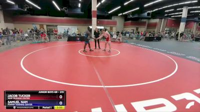 215 lbs Champ. Round 2 - Jacob Tucker, WAR Training Center vs Samuel Nam, Power Training Center