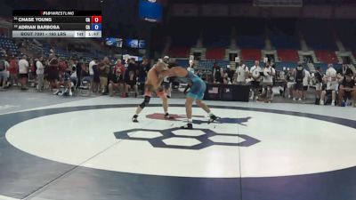 165 lbs 7th Place Match - Chase Young, California vs Adrian Barbosa, California