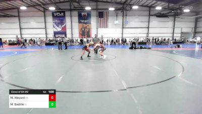 132 lbs Consi Of 64 #2 - Mason Weyant, PA vs Malikai Badillo, FL