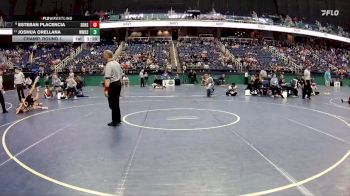 2A 106 lbs Champ. Round 1 - Joshua Orellana, West Wilkes High School vs Esteban Placencia, Southwest Onslow High School