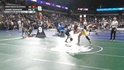 144 lbs Consi Of 32 #2 - Jonah (Helo) Blackwell, Central Catholic (SJ) vs Xander Fronhofer, Nordhoff (SS)