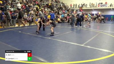 80 lbs Round Of 16 - Andrew Bell, Marlington vs Parker Lambert, Canon-McMillan