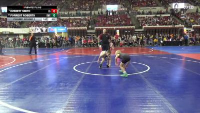 66 lbs Champ. Round 1 - Forrest Roberts, Buzzsaw Wrestling Club vs Everett Smith, Falls Academy