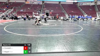 172 lbs Round Of 16 - Jaden Crockett, Cathedral Prep vs Talan Hogan, Pennridge