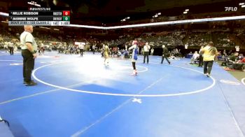 125 Class 2 lbs Quarterfinal - Millie Robison, Northwest vs Jasmine Wolfe, Smith-Cotton