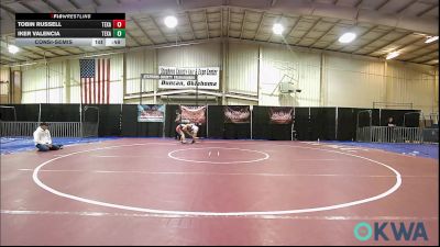 105-110 lbs Consolation - Tobin Russell, Texas Select Wrestling vs Iker Valencia, Texas Select Wrestling