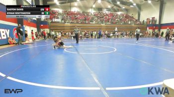 85 lbs Rr Rnd 1 - Easton Davis, Coweta Tiger Wrestling vs Ethan Whittington, Bristow Wrestling
