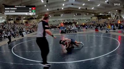 120 lbs Quarterfinals (8 Team) - Mark Taddeo, Summit High School vs Aden Jones, Houston High School