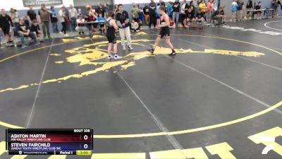 108 lbs Rr1 - Steven Fairchild, Juneau Youth Wrestling Club Inc. vs Ashton Martin, Mid Valley Wrestling Club