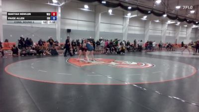 160 lbs Cons. Round 5 - Makyah Newlun, West Liberty vs Paige Allen, Eastern Oregon