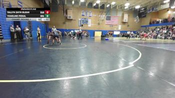 105lbs Champ. Round 1 - Tallyn Zayn Bleak, Blaine (Girls) vs Yoseline Peral, Naches Valley (Girls)