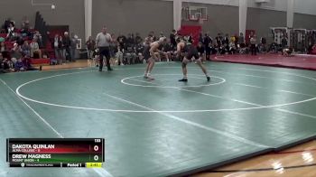 133 lbs Finals (2 Team) - Dakota Quinlan, Alma College vs Drew Magness, Mount Union