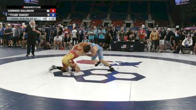144 lbs Cons. Sub-rd Of 64 - Lorenzo Gallegos, New Mexico vs Tyler Yancey, Texas