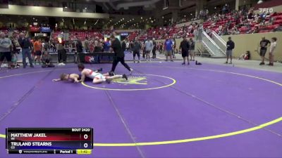 138 lbs Cons. Round 4 - Matthew Jakel, WI vs Truland Stearns, CO