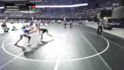 Quarterfinal - Aiden Russell, Rapid City Stevens vs Ayden Dooley, Sioux Falls Jefferson