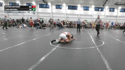 126 lbs Round 2 (4 Team) - Kayden Maynard, West Virginia Wild vs Cash Mitchell, Leps WC