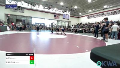 100 lbs Rr Rnd 3 - Aiden Peck, Wolfpak Wrestling vs Elijah McBride, Husky Wrestling Club