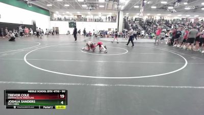 95 lbs Quarterfinal - Alex Hall, Greater Heights vs Reed Rider, Moen Wrestling Academy